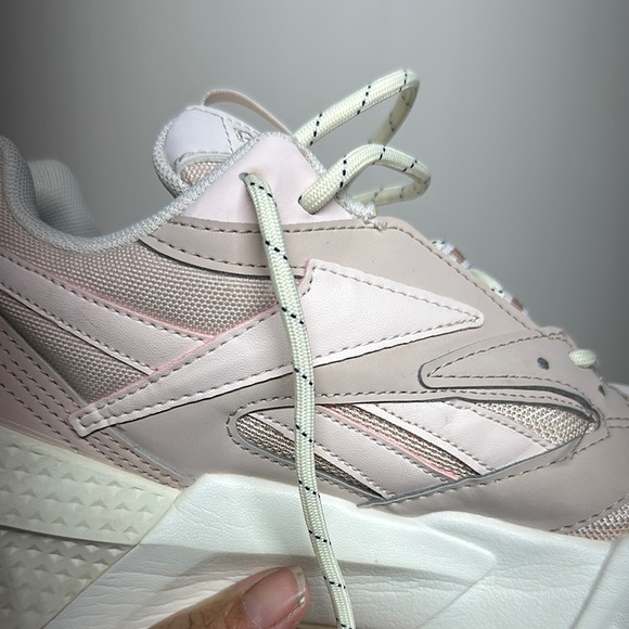 Reebok Pink and White Modern Chunky Sneakers - Picture 7 of 15